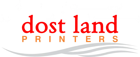 Footer - Dostland Printers Logo White - Dost Land Printers